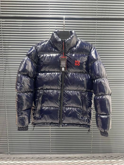 Чоловіча зимова куртка пуховик дутік boss