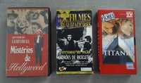Conjunto Três Filmes Clássicos, em Cassetes VHS