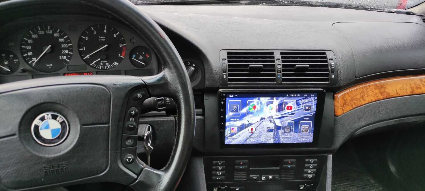 (NOVO) Rádio 2DIN BMW E39 • X5 • [4+32GB] • Android GPS • 520 E53 530