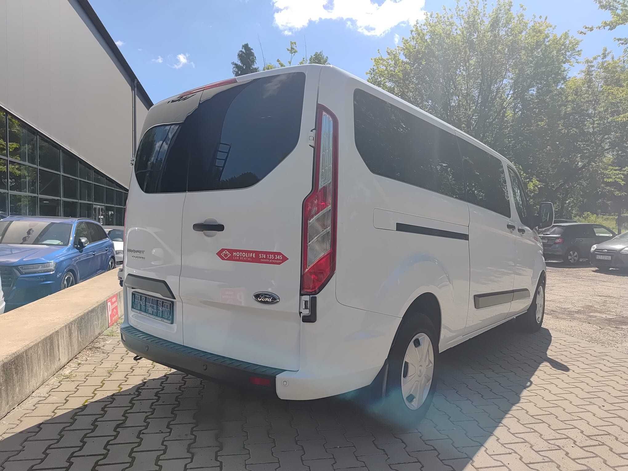 Wynajem busa 9 osobowego Ford Transit Custom