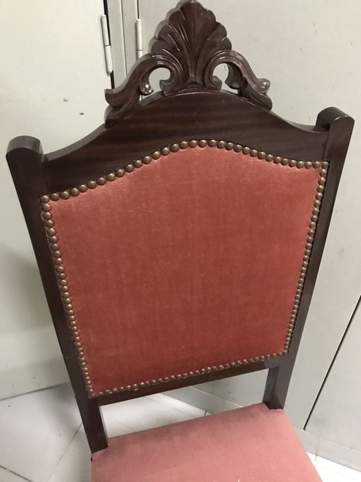 Cadeira rustica em madeira (2un)