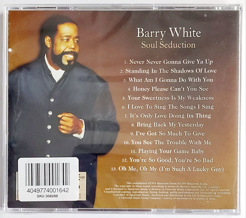 Barry White Soul Seduction 1993r (Folia)