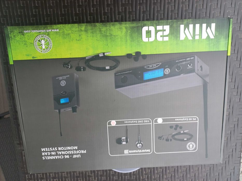 In ear, emissor guitarra, microfone sem fio, processador com pedaleira