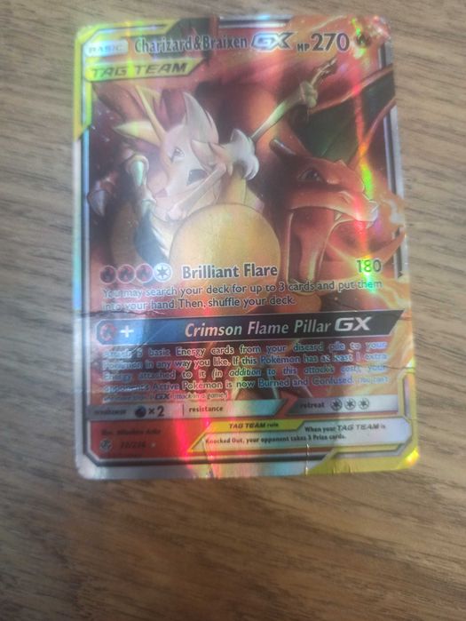 Karta pokémon Charizard&Braixen