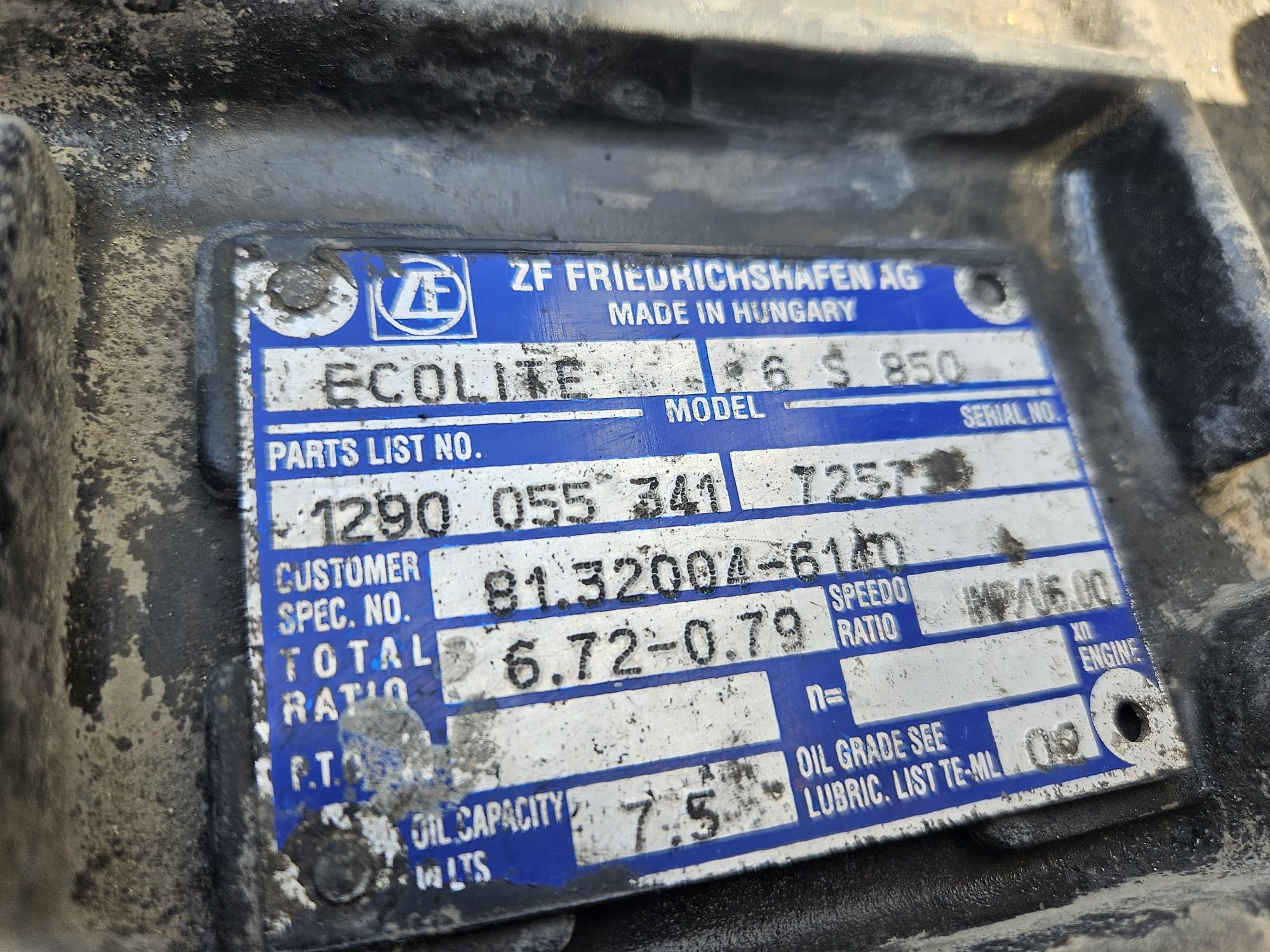 Silnik 4 Man Tgl 180km Skrzynia 6S850 Ecolite