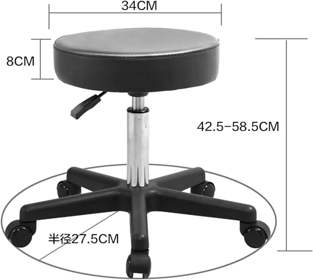 Taboret Na Kółkach Obrotowy