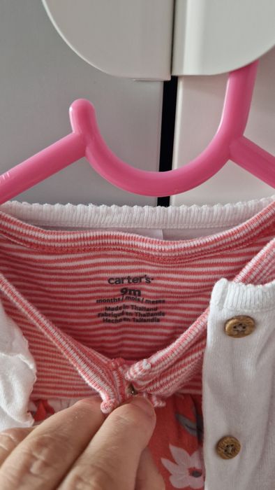 Zestaw niemowlęcy sukienka bluzeczka Carters na 74-80 cm