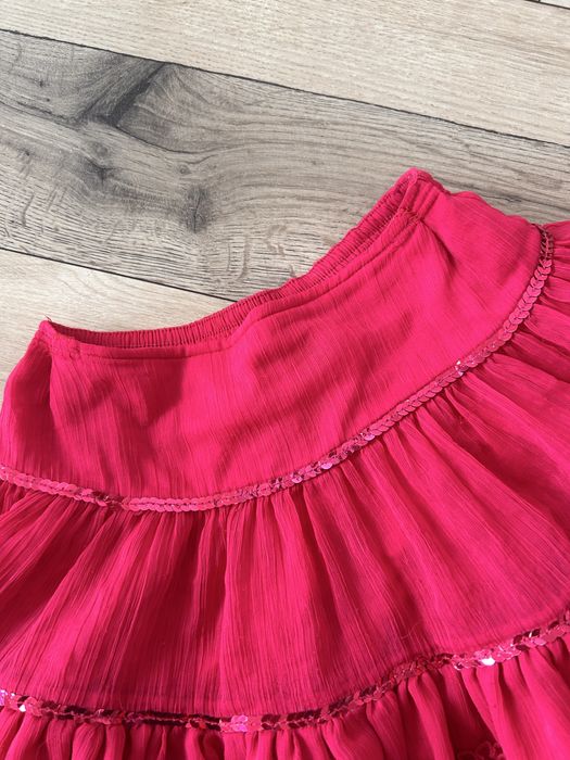 Tiulowa spódniczka baletnicy kolor fuksjowy rozmiar 116-122