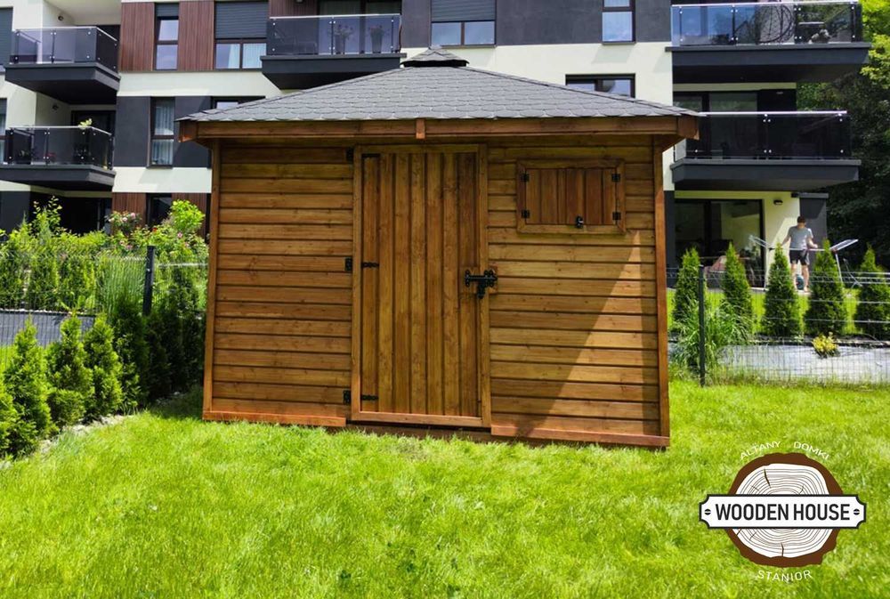 Domek narzędziowy model 1 - 3x3, WOODEN HOUSE STANIOR