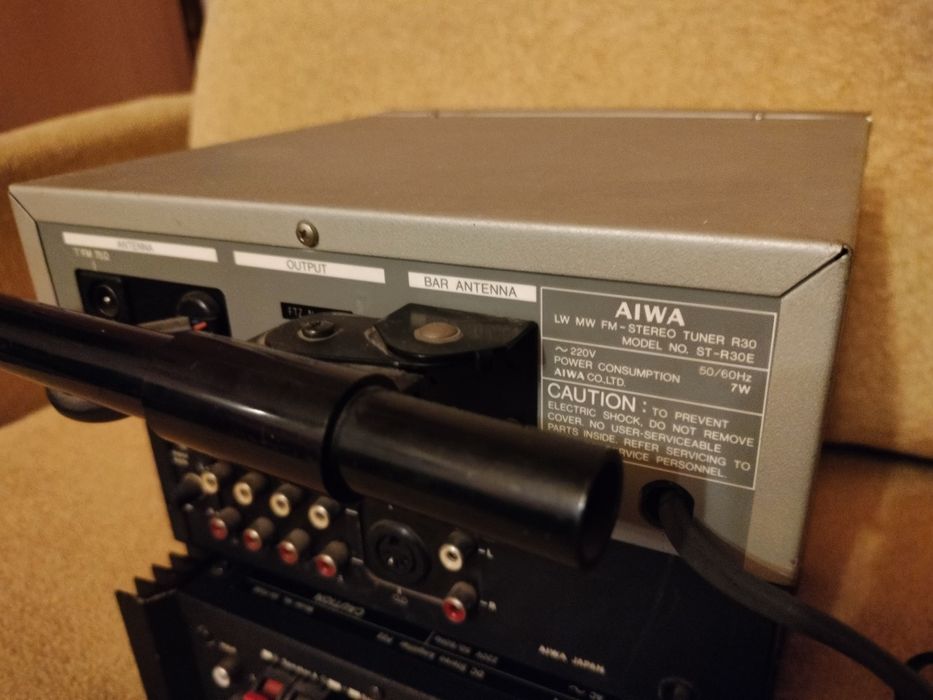 Mini wieża Aiwa, R30, C22, P22. Japan, sprawna.