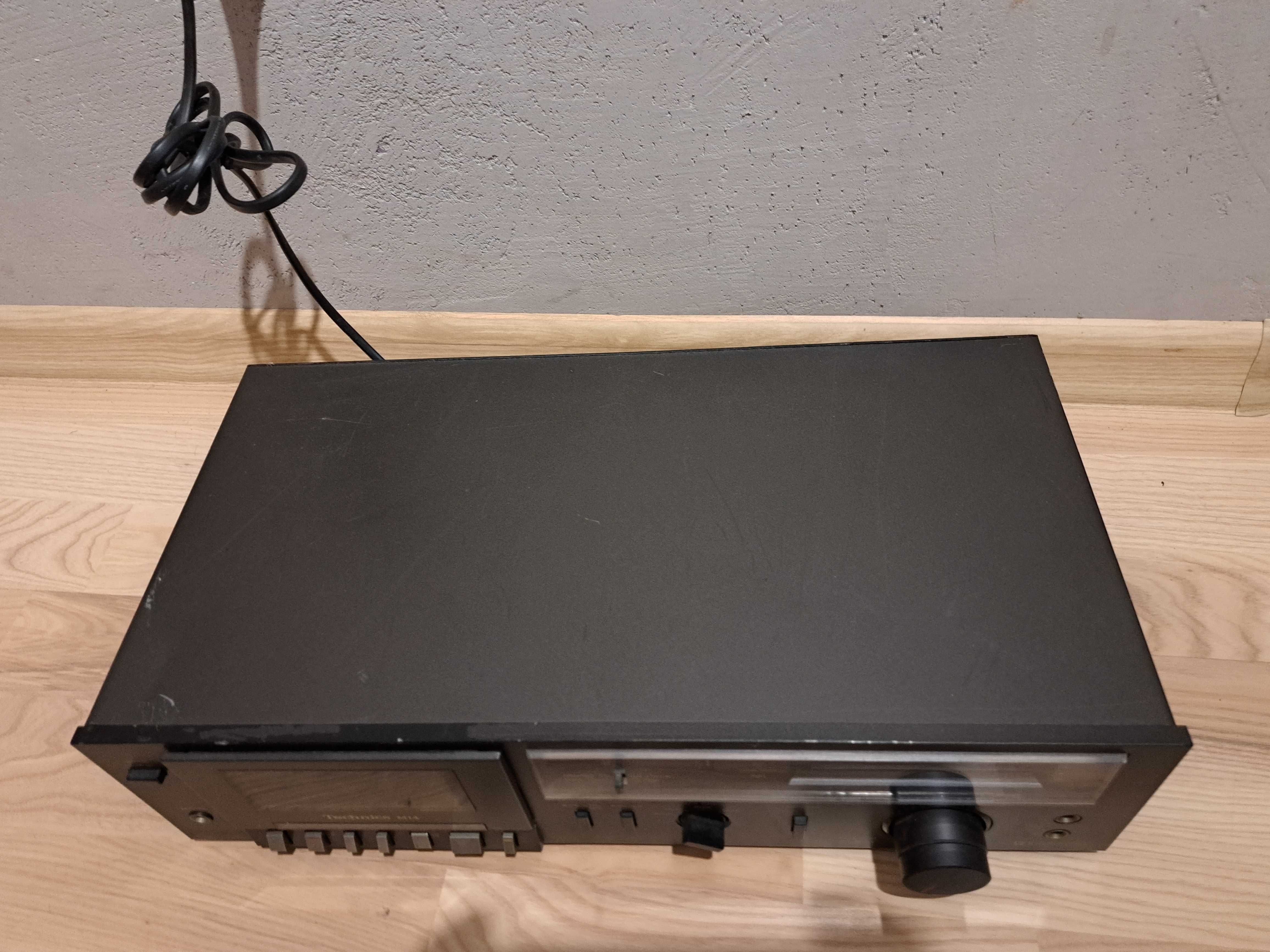 technics magnetofon segment dużej wieży prl