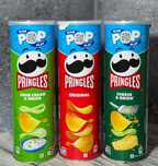 Чіпси Pringles 165 грам сир,крем і цибуля,оригінал.Прінгелс