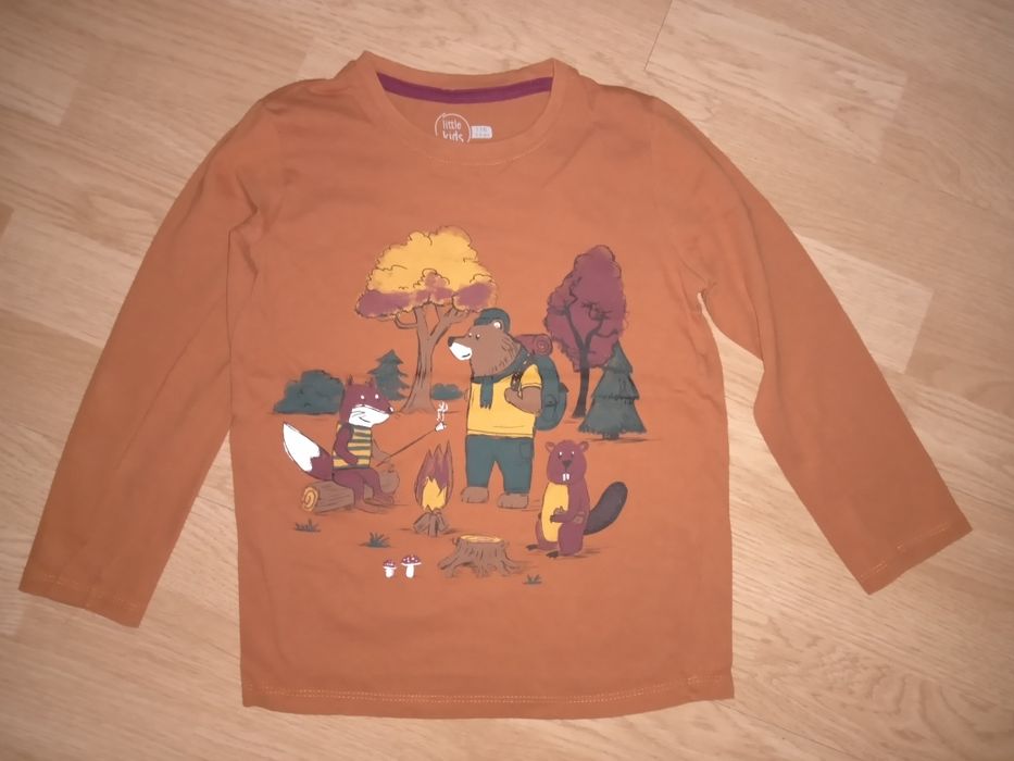 Bluzka z długim rękawem dla chłopca rozmiar 116