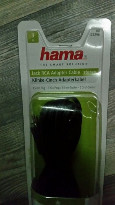 Аудио кабель hama.