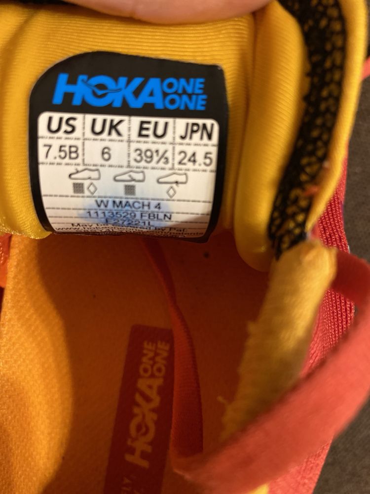 Кросівки hoka one one mach, р. 39,5