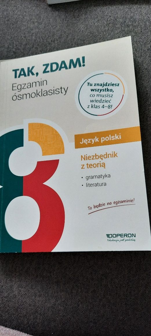 Książka do egzaminu ósmoklasisty język polski