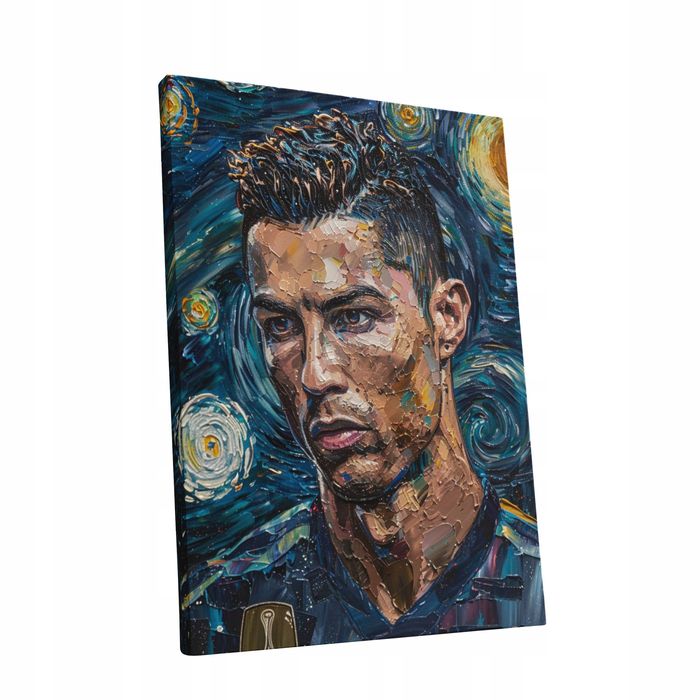 Obraz na płótnie Cristiano Ronaldo CR7 60x80 cm nowoczesny styl