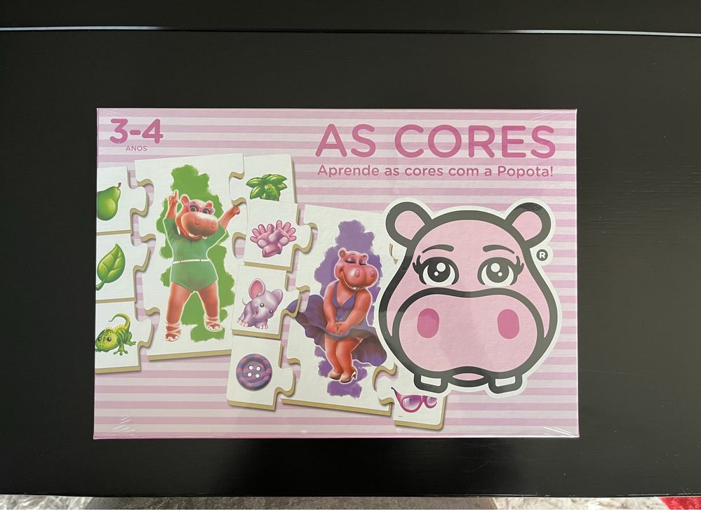 Jogo das cores Popota 3-4 anos (novo, em plástico)