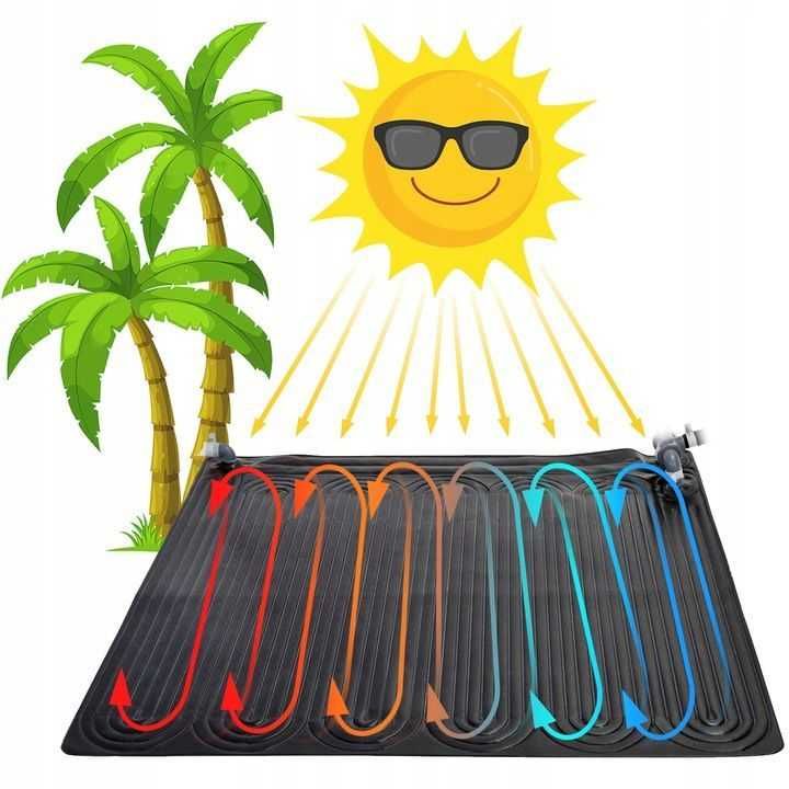 Mata solarna podgrzewająca wodę do basenu Intex