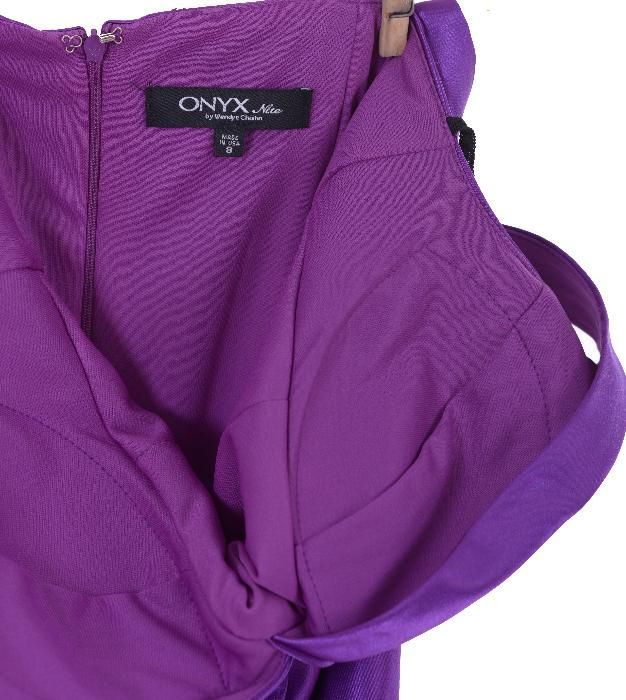 Облегающее платье ONYX фиолетового цвета