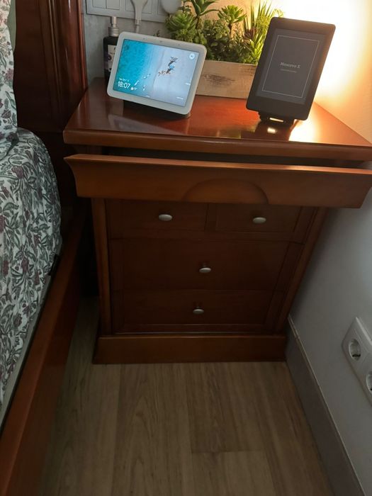 Mobília de quarto completa cerejeira