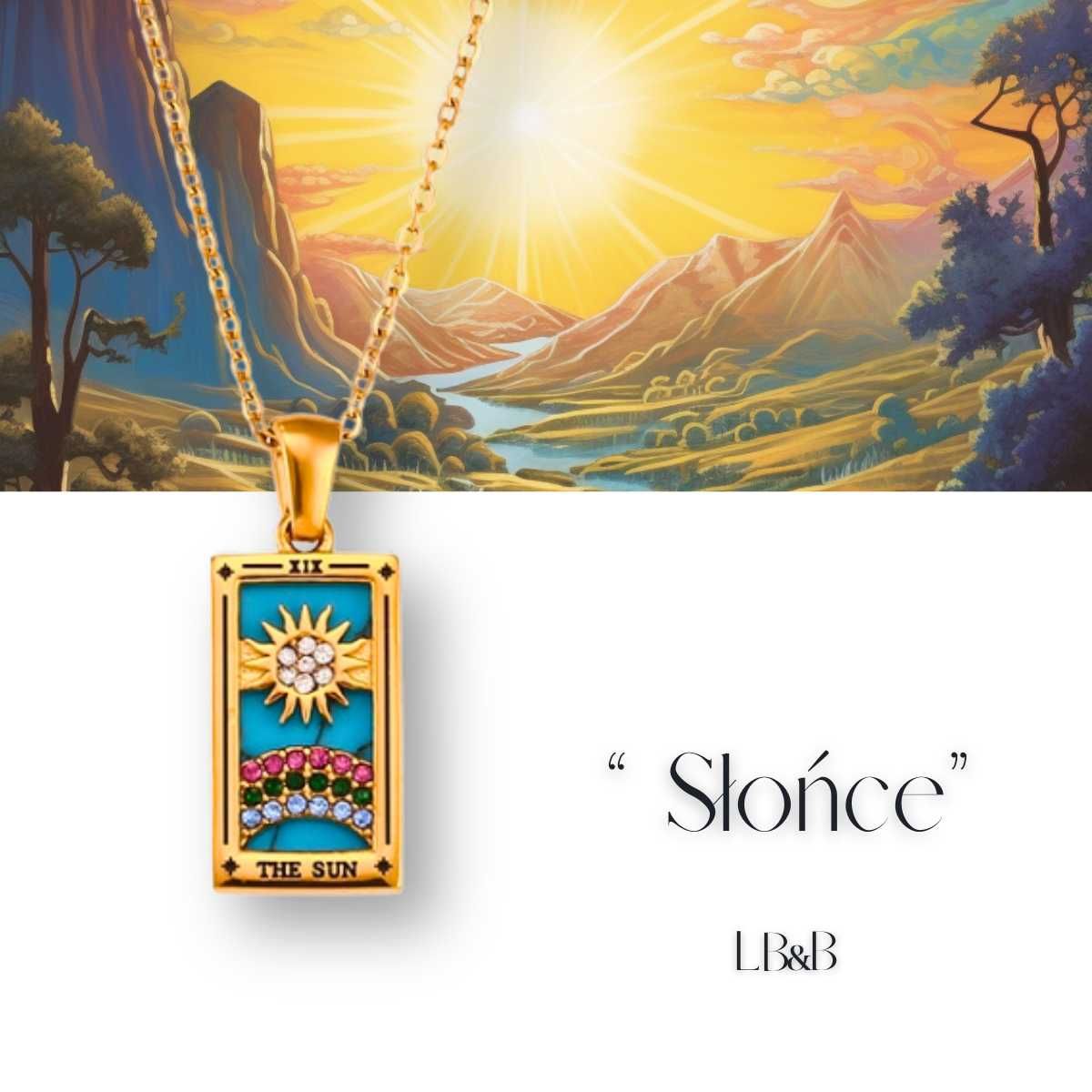 Naszyjnik Tarot "SŁOŃCE"