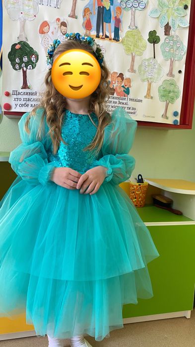 Карнавальне плаття для дівчат зріст 110-122