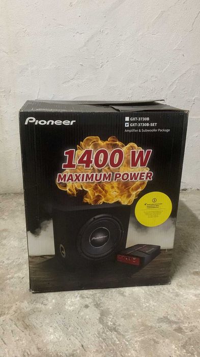 Subwoofer e Amplificador Pioneer