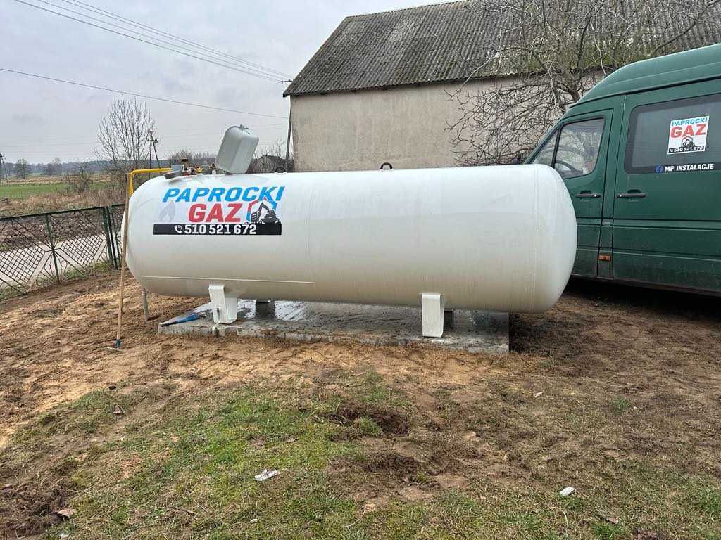 Zbiornik na gaz płynny LPG 2700L naziemny