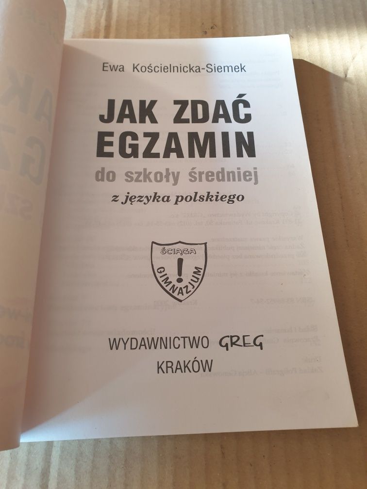 Jak zdać egzamin do szkoły średniej jezyk Polski