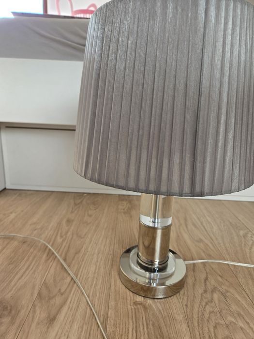 Lampki nocne 2szt. Chrom szkło