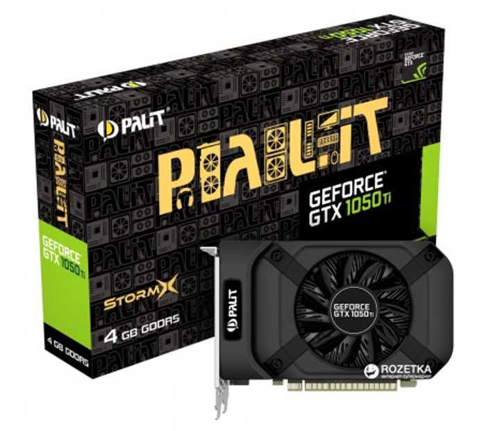 Видеокарта Palit GeForce GTX 1050 Ti StormX Новая, Гарантия, Open box