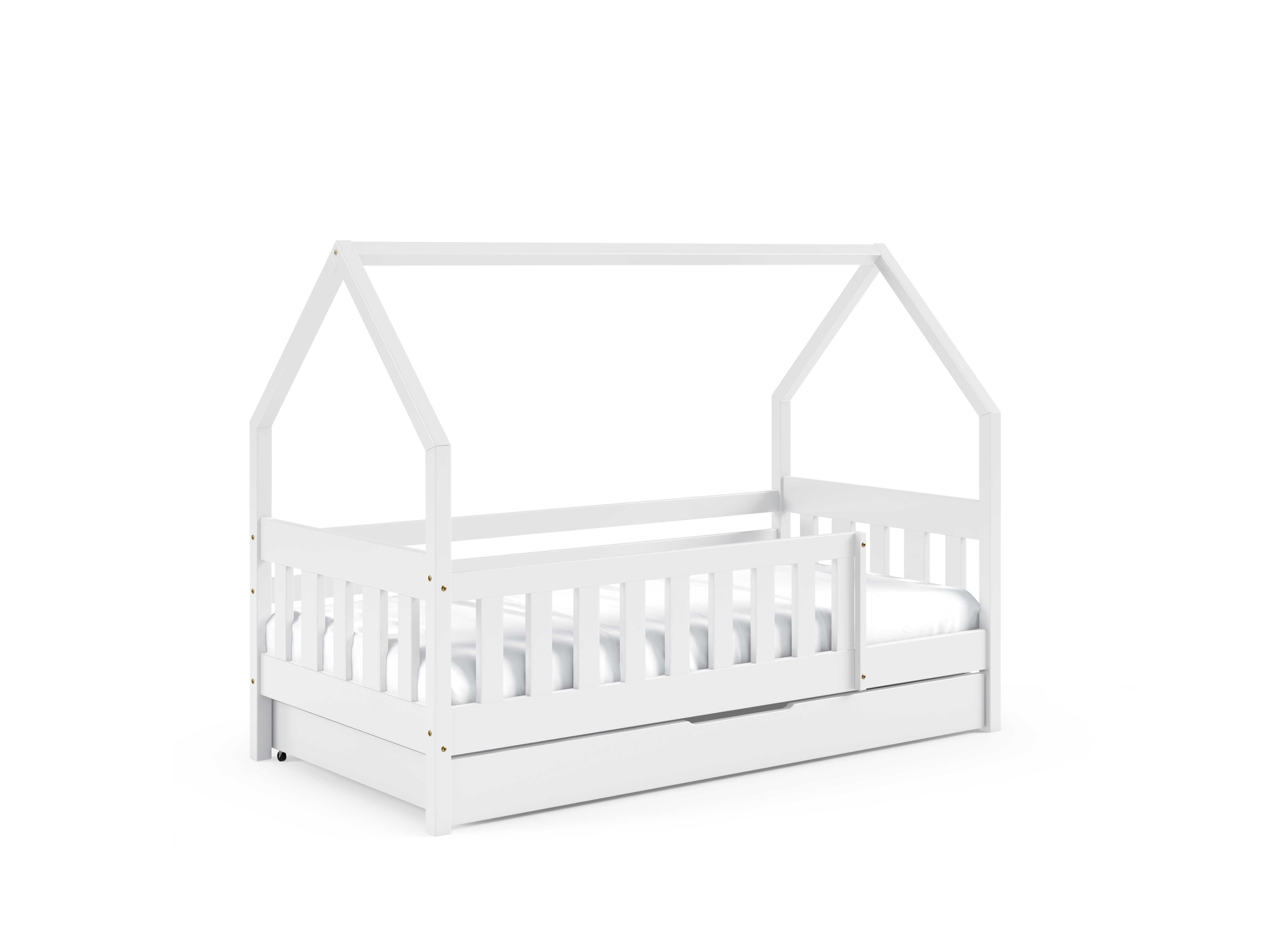 Łóżko dla dzieci DOMEK LUNA 160x80 - materac gratis