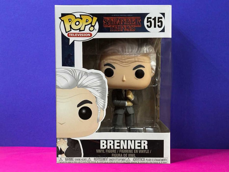 Фигурка Funko Pop Бреннер - Brenner №515 10 см Очень странные дела