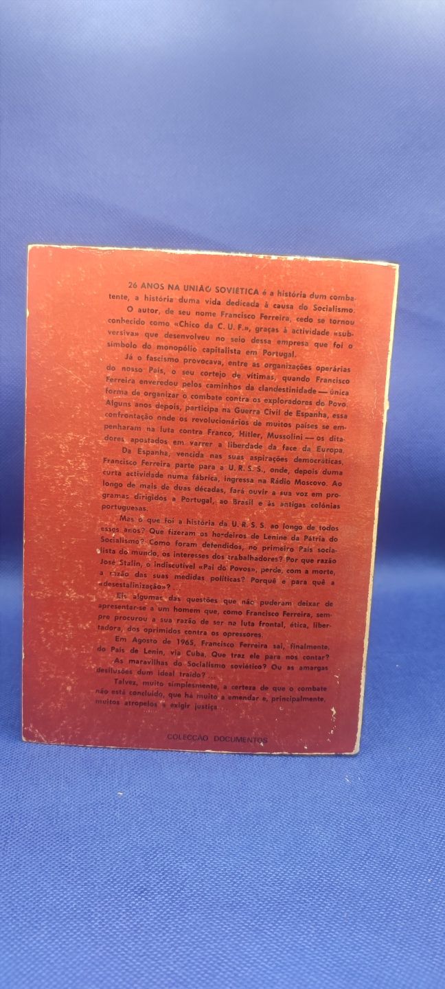 PA6 - LIVRO - Francisco Ferreira - 26 anos na União Sovietica