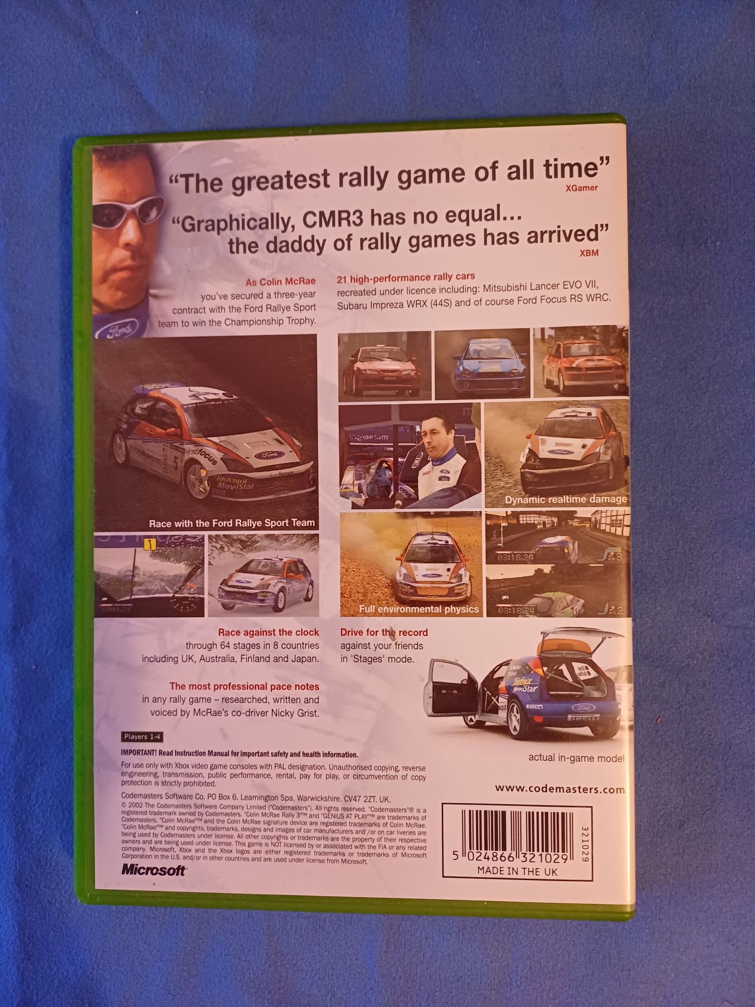 Colin Mcrea Rally xbox classic