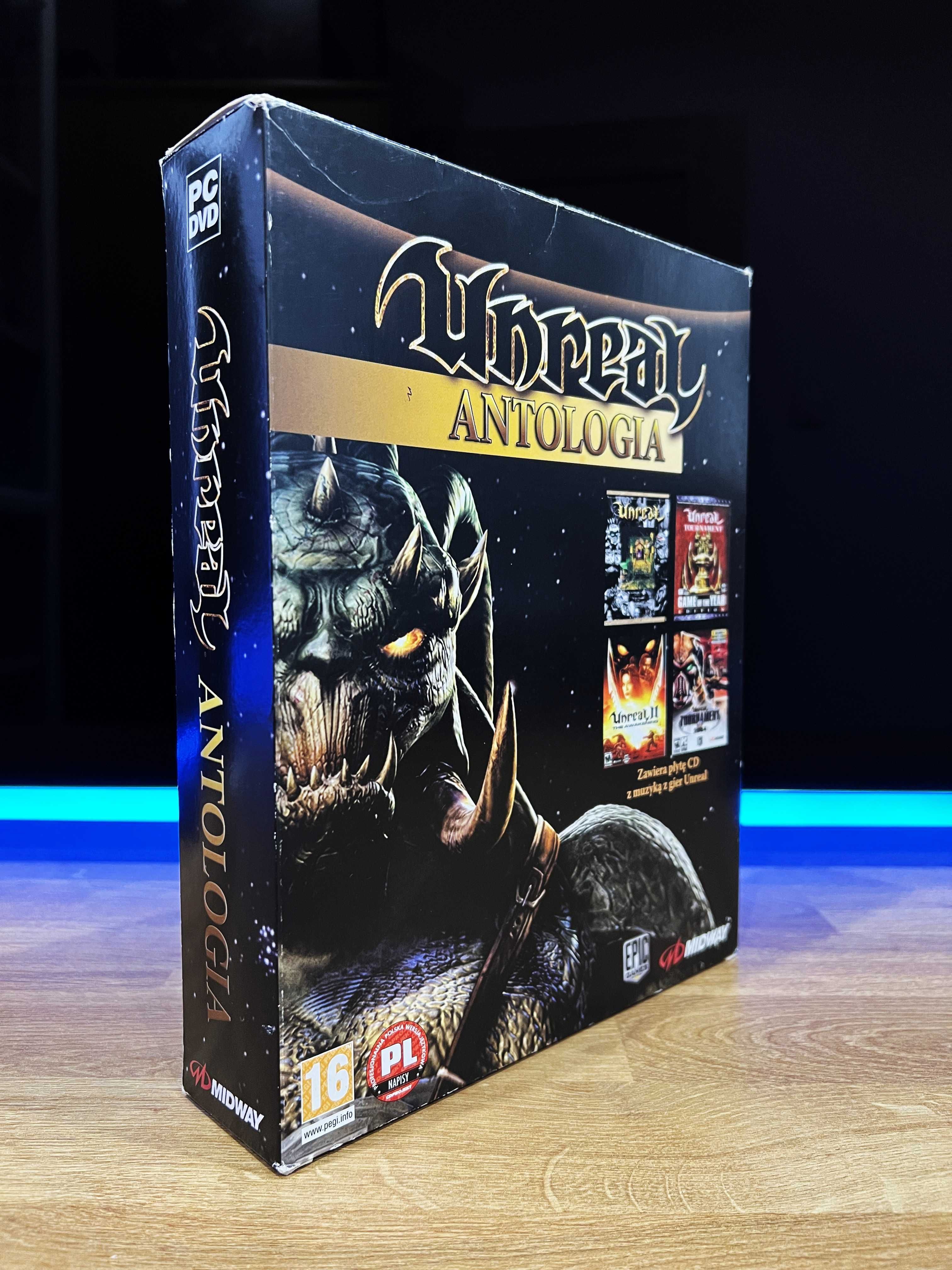 Unreal Antologia (PC PL 2006) BIG BOX polskie kompletne wydanie