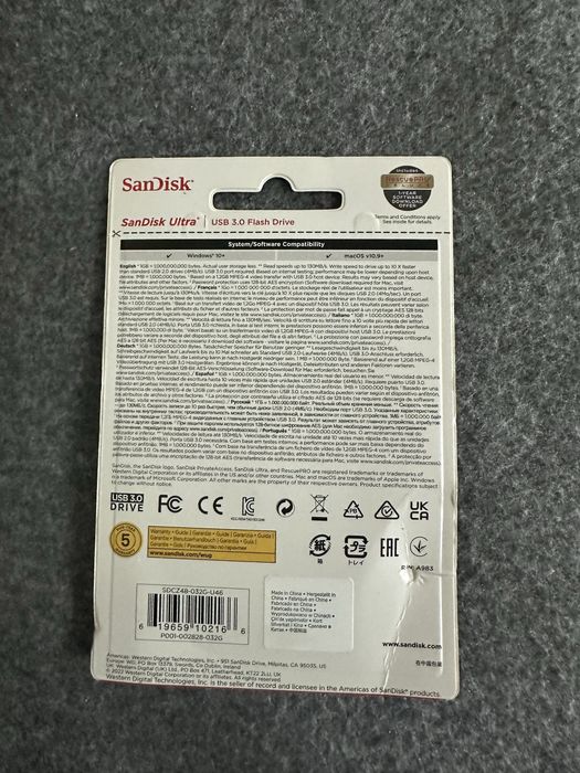 USB флешка Sandisk 3.0 32 гб