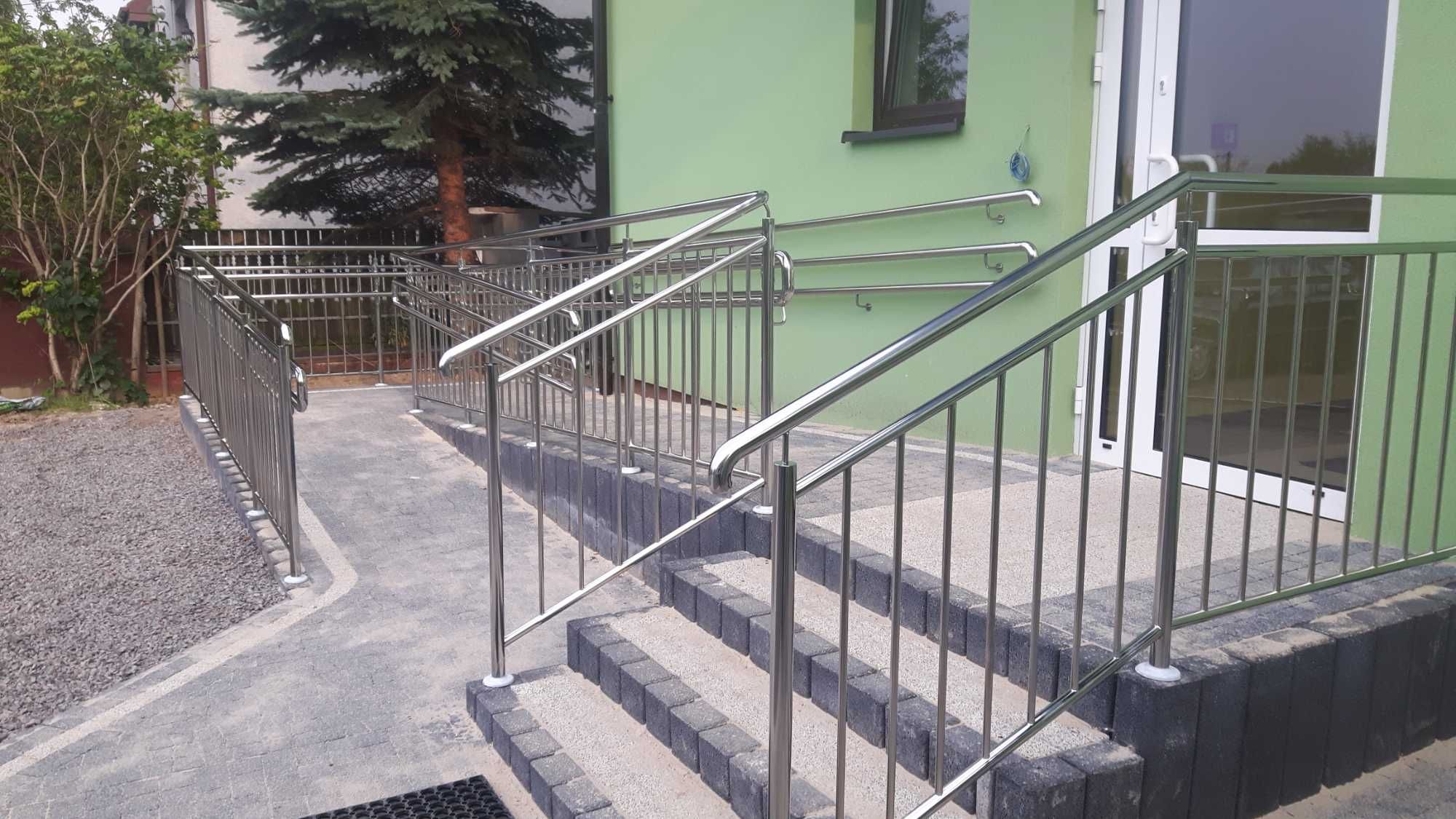 Balustrady ze stali nierdzewnej, szklane, balkony, schody, francuskie