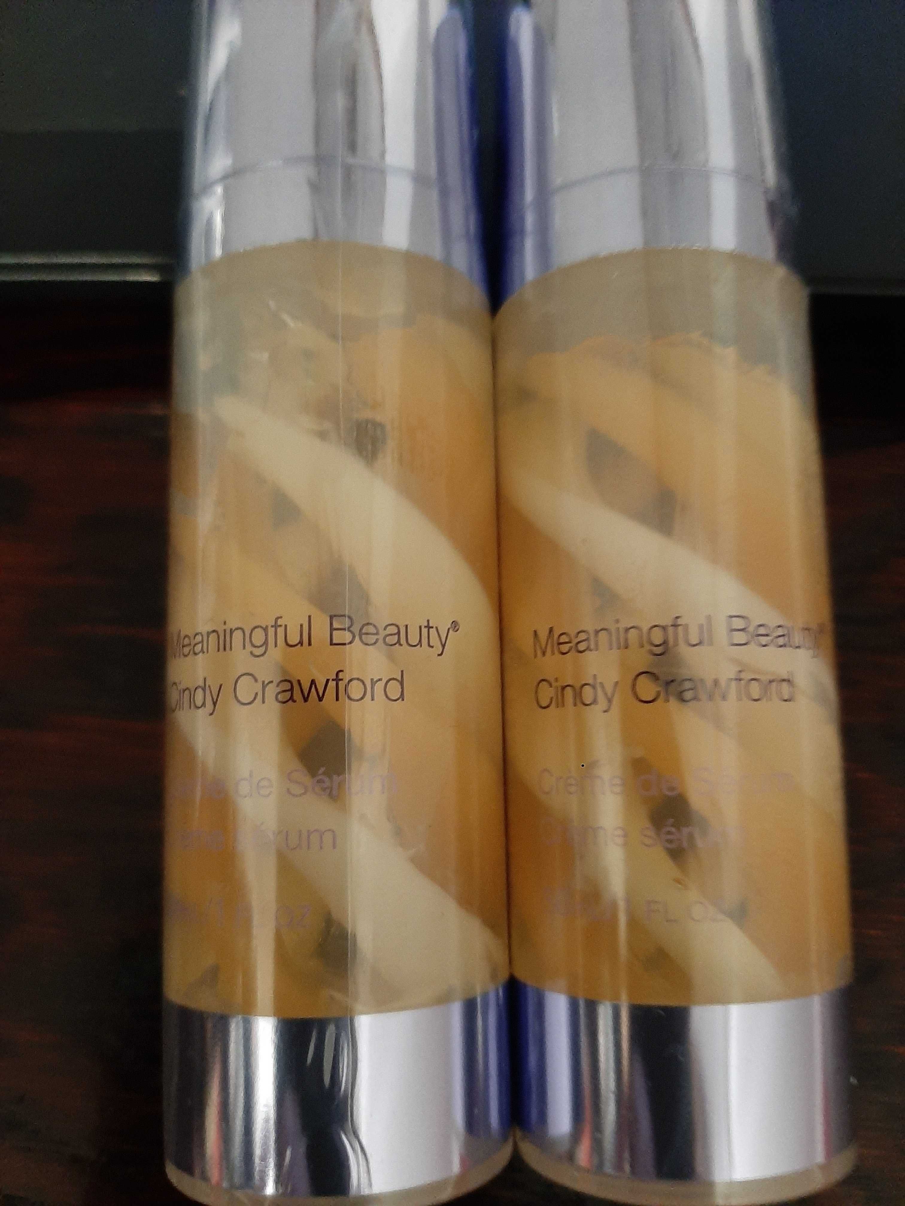 nowe dwa w jednej cenie Cindy Crawford krem i serum 30 ml x 2