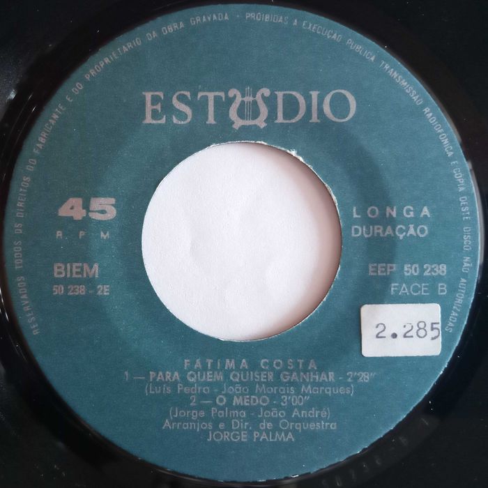 Fátima Costa	- - - - -	O Corpo e o Gesto	- - - - -	EP