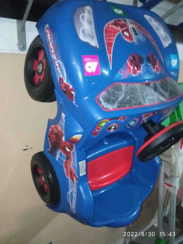 Carrinho automático do Homem Aranha