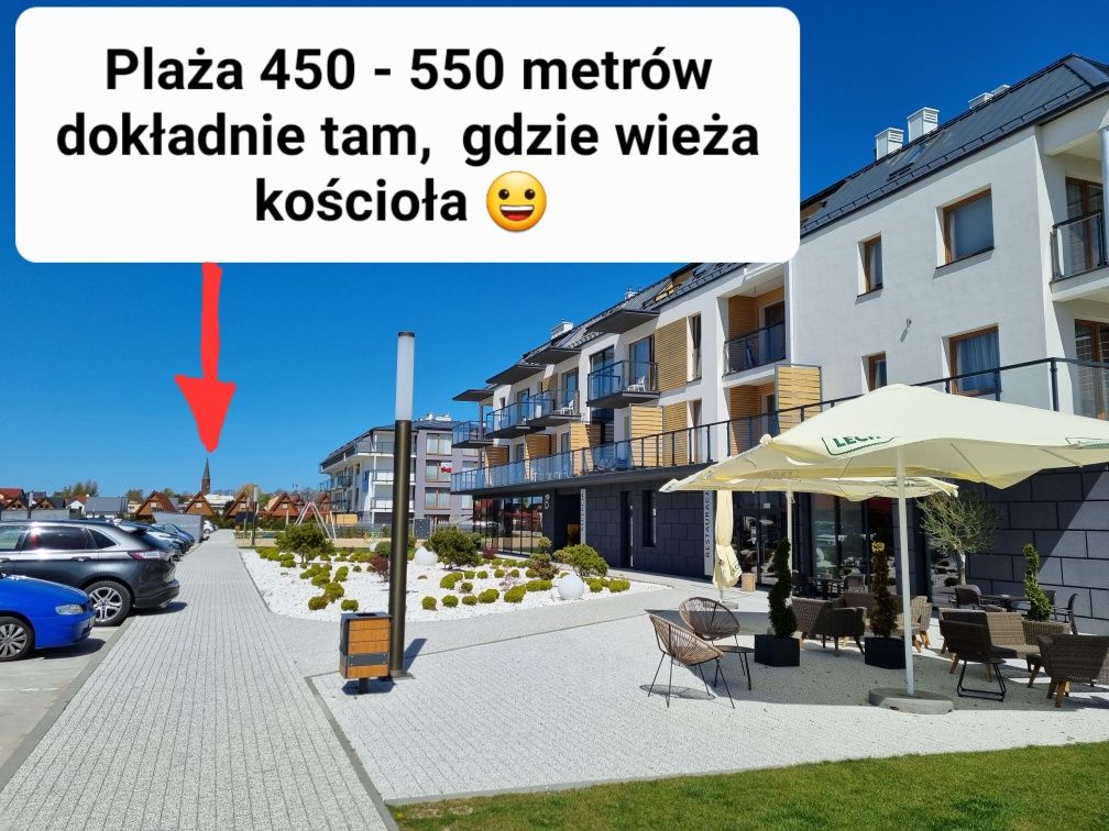 Aparatmenty w kompleksie z basenami w Sarbinowie 450 m od morza