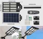 MEGA duża solarna lampa uliczna Led CZUJNIK RUCHU panel 60cmx35cm