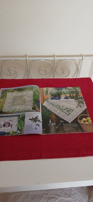 Revista Diana- Crochet de filé, antiga