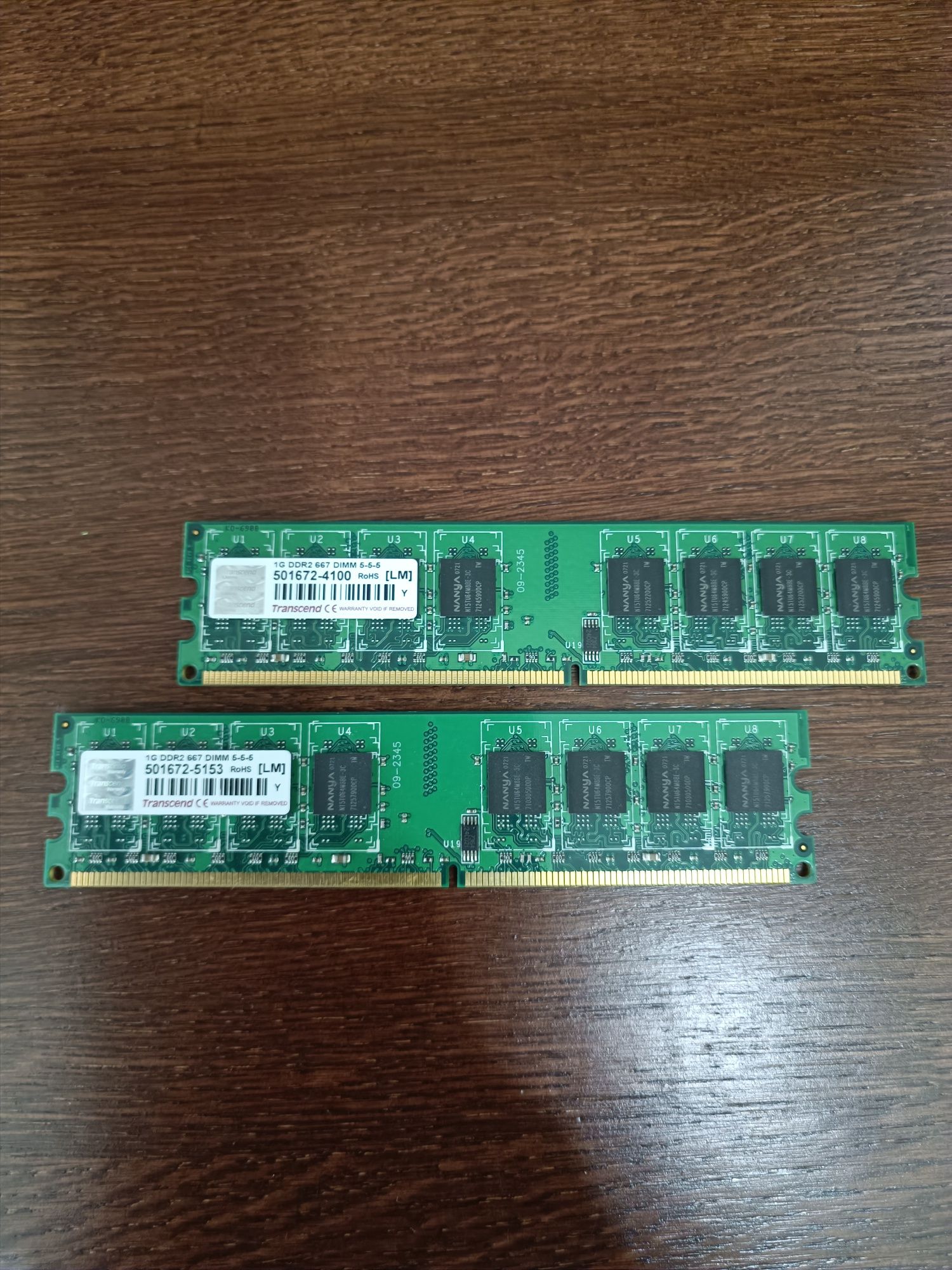 Оперативна пам'ять Transcend DDR2 2*1Gb