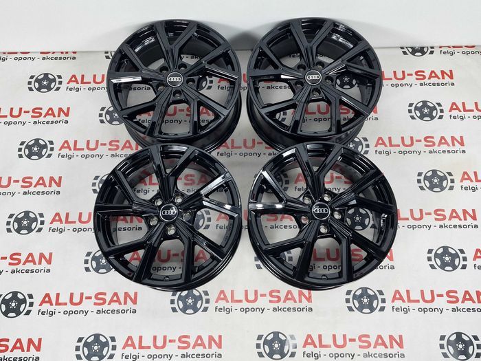 NOWE Alufelgi AUDI 18" 5x112 A3 8P0 8V0 8V5 A4 B5 B6 B7 A6 Czarne
