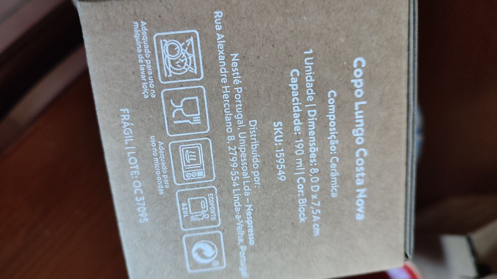 Copos Lungo Costa Nova