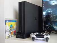 PS4 PRO 1TB 4K, PlayStation 4, comando, base vertical, de blob
