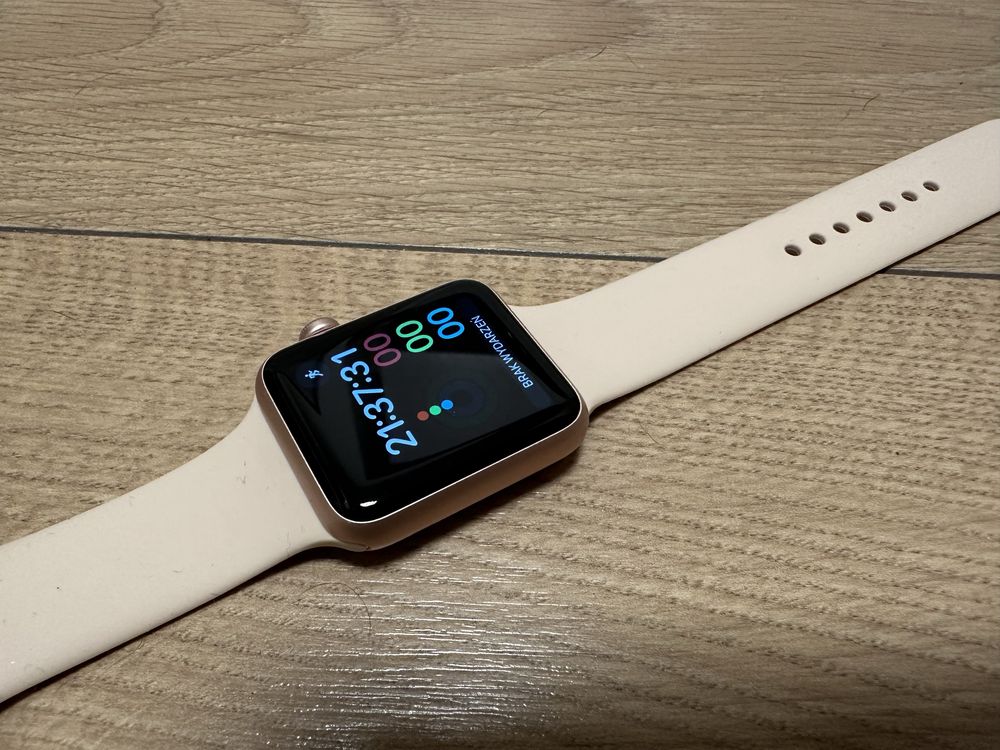 Idealny Apple Watch serii 1 42 mm ROSE GOLD w PERFEKCYJNYM stanie!